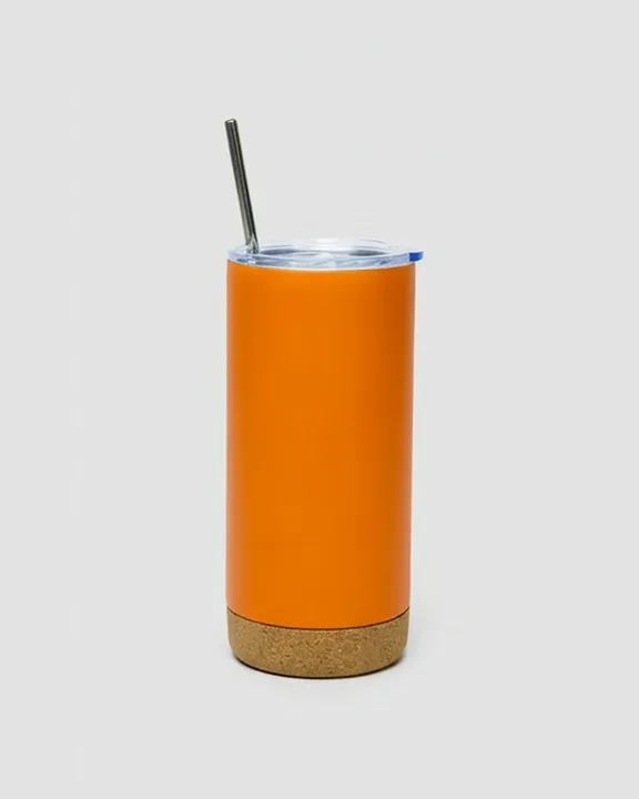 Thermal Mug TM040, 550 ml, Orange, front
