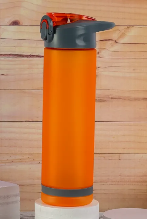 Plastic water bottle 750 ml, Red, front