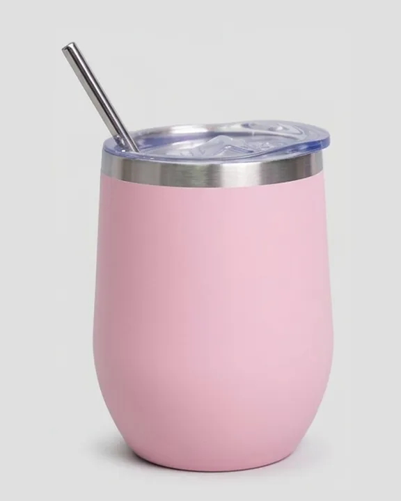 Thermal Mug 005, 350 ml, Light Pink, front