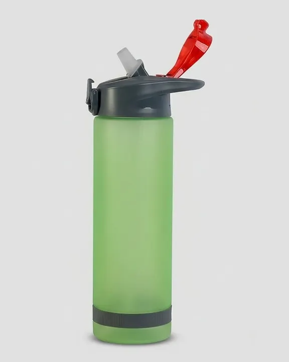 Plastic Water Bottle 900 ml, Light Green, front