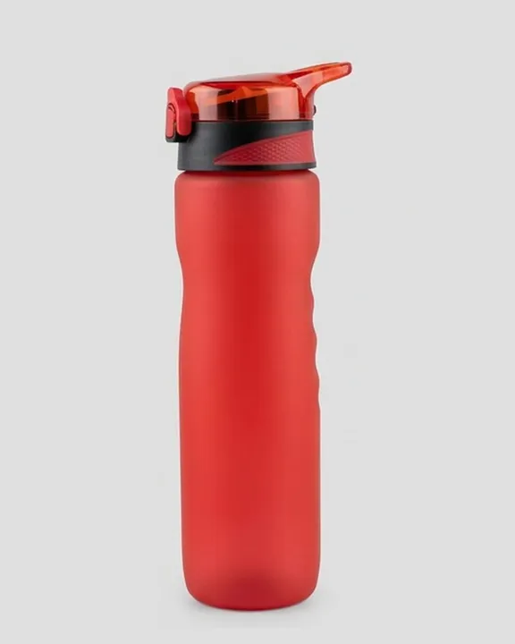 Plastic Water Bottle 012, 1000 ml, Red, front