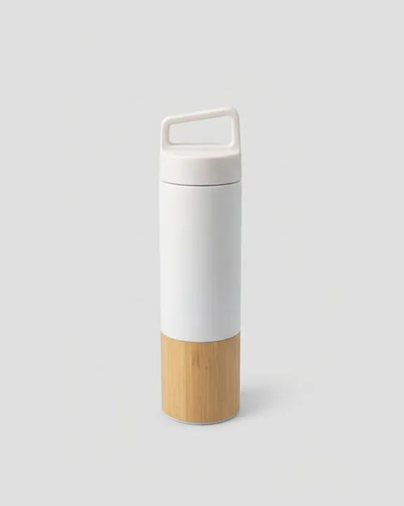 Thermal Flask 006, 600 ml, White, front