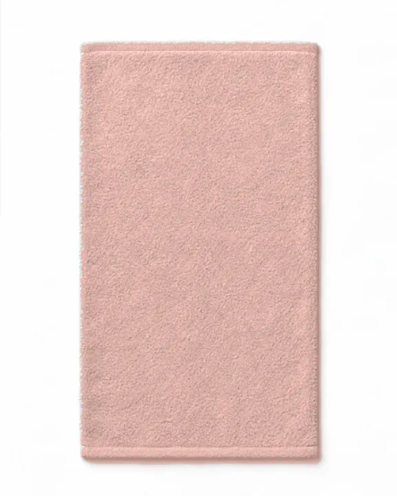 Embroidered Face / Hand Towel, Ivory, front