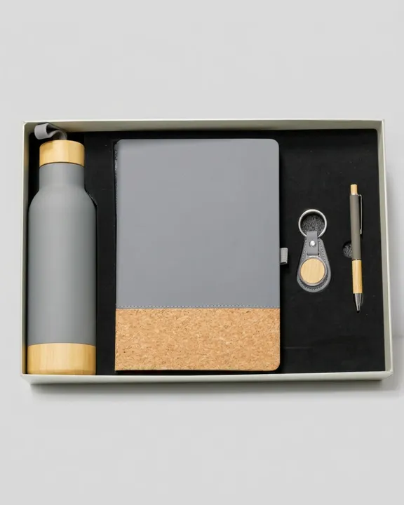 Thermal Flask, B5 Notebook, Key Holder and Pen Gift Set