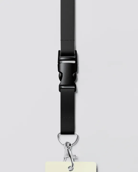 Lanyard, Black, front