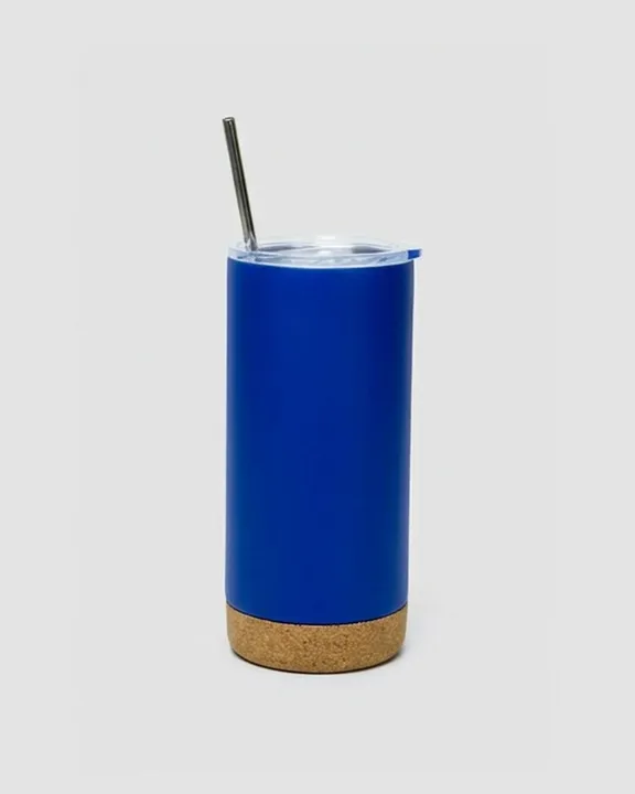 Thermal Mug TM040, 550 ml, Blue, front