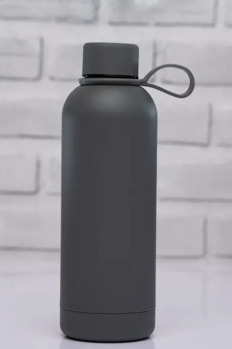 Skin feel flasks, Grey, front