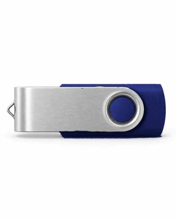 Branded USB Flash Drive (8/16/32/64 GB), Navy, front