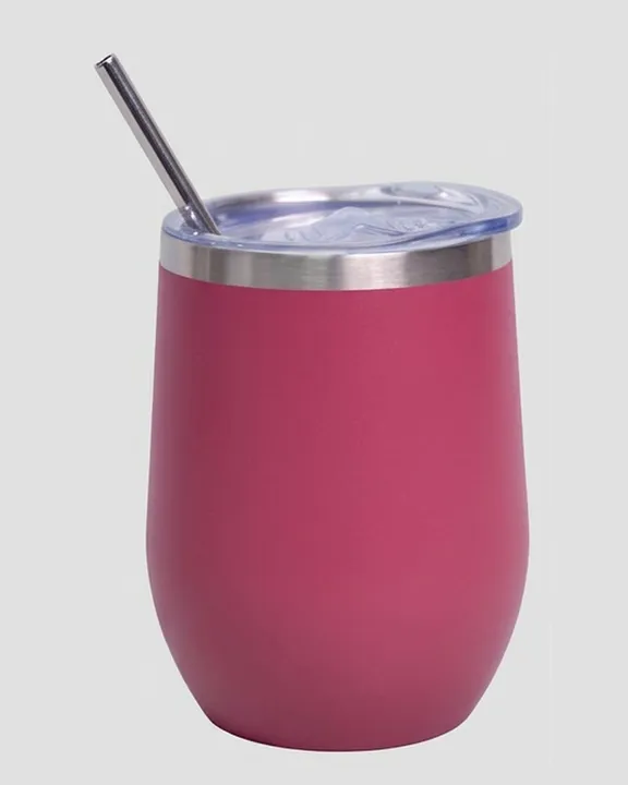Thermal Mug 005, 350 ml, Dark Pink, front