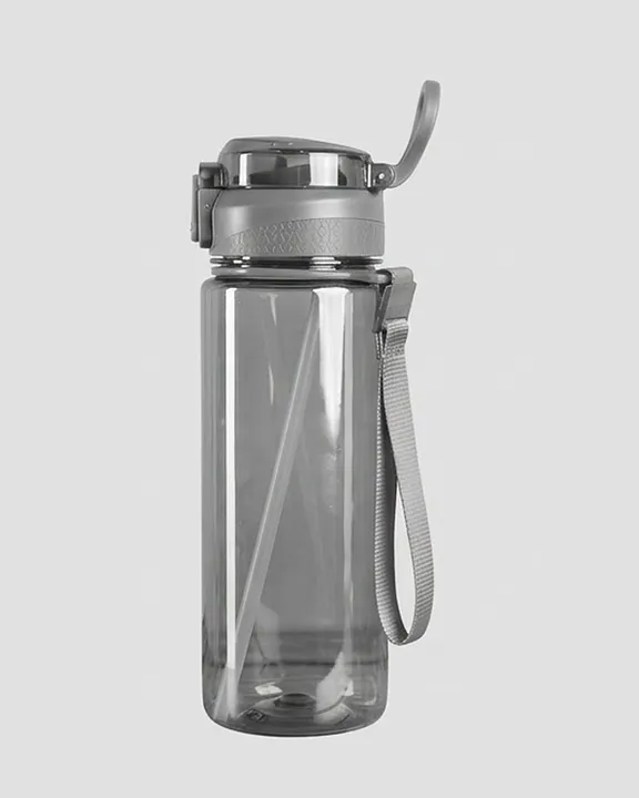 Plastic Water Bottle 006, 800 ml, Grey, front