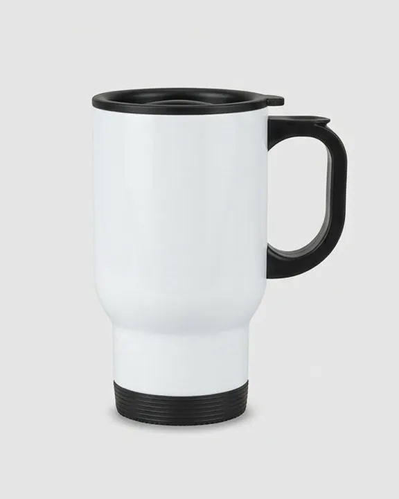 Thermal Mug 500 ml, White, front