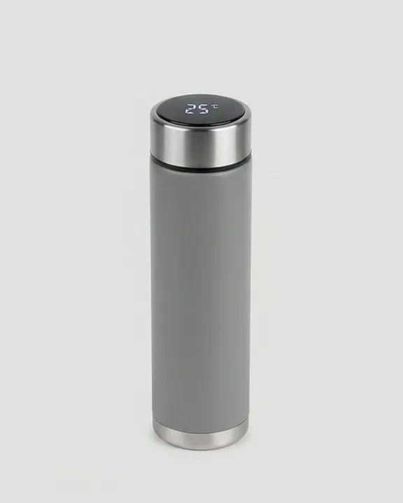 Thermal Flask TF10, 500 ml, Grey, front
