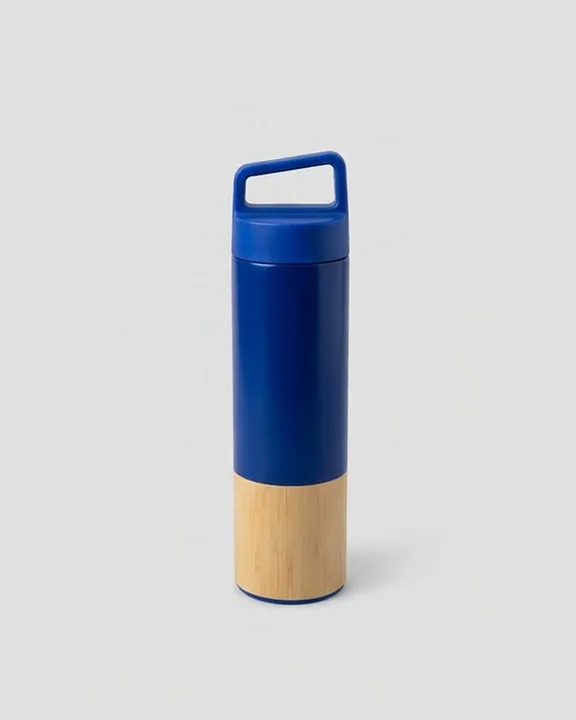 Thermal Flask 006, 600 ml, Blue, front