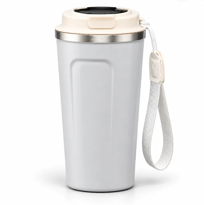 Insulated tumbler 510 ml, Grey, front
