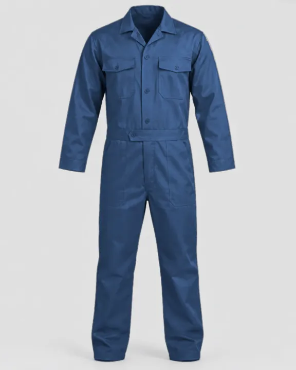 Branded Work Overall (Coverall), Navy, front