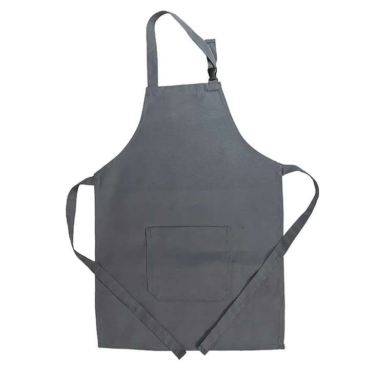 Apron, Ash Grey, front
