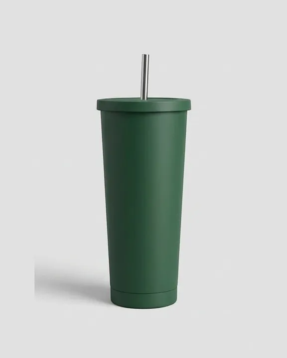 Thermal Mug 008, 750 ml, Dark Green, front