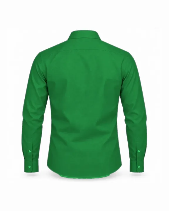 Office/work shirt, Green, back