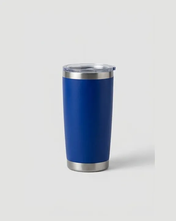 Thermal Mug 20 oz, Blue, front