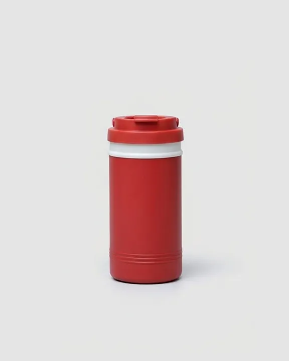 Thermal Mug 037, Red, front