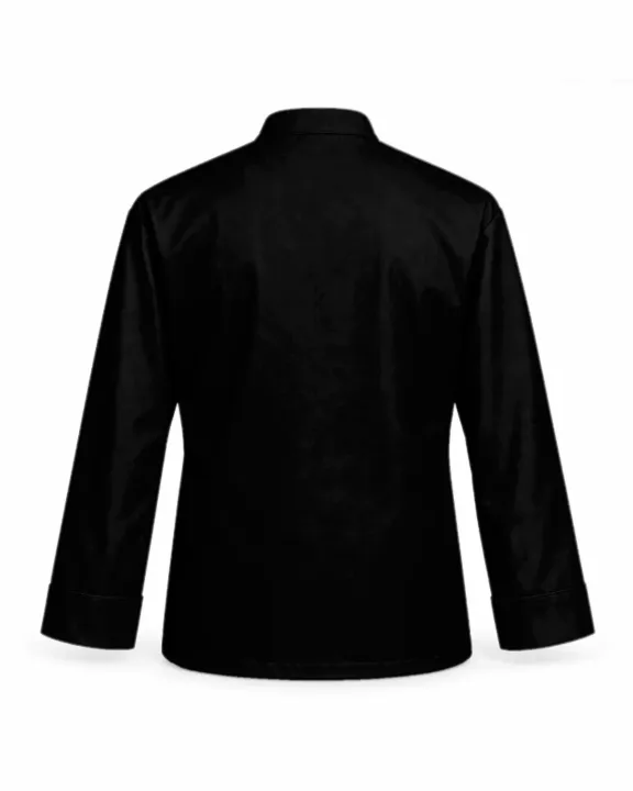 Branded Chef Jacket, Black, back