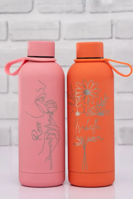 Skin feel flasks