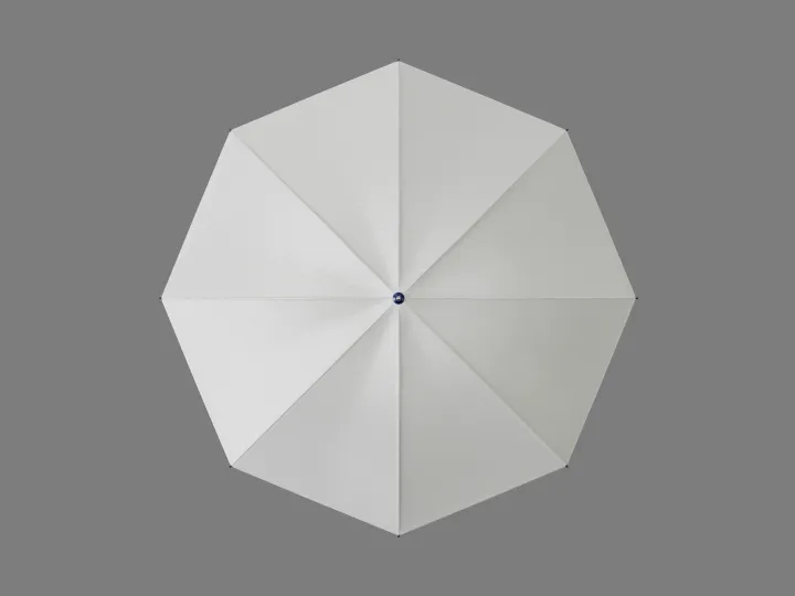 Golf umbrella, White, front