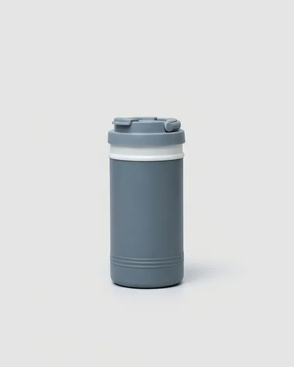 Thermal Mug 037, Grey, front