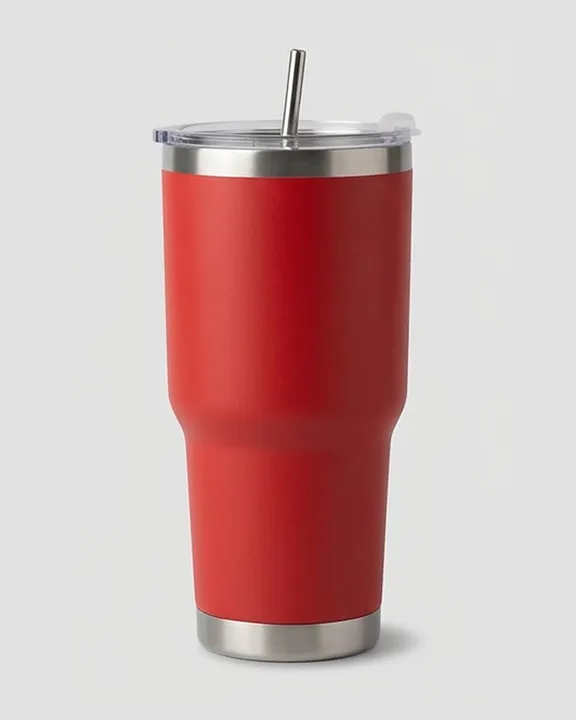 Thermal Mug 007, 850 ml, Red, front