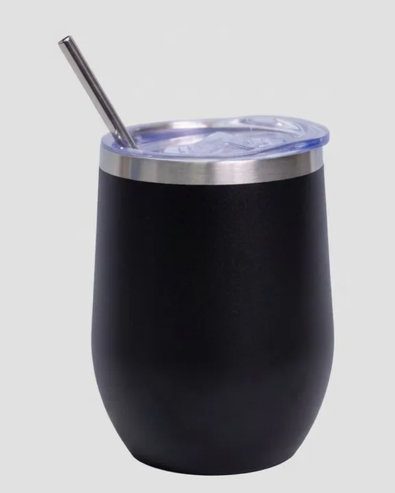 Thermal Mug 005, 350 ml, Black, front