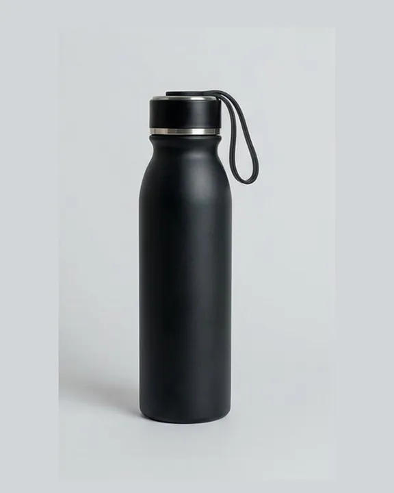 Thermal Flask 009, Black, front