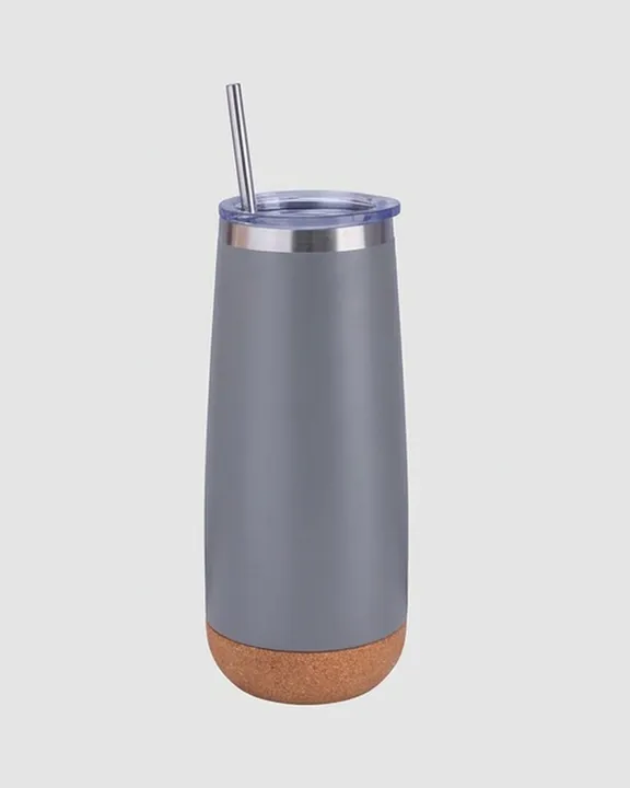 Thermal Mug, 650 ml, Grey, front