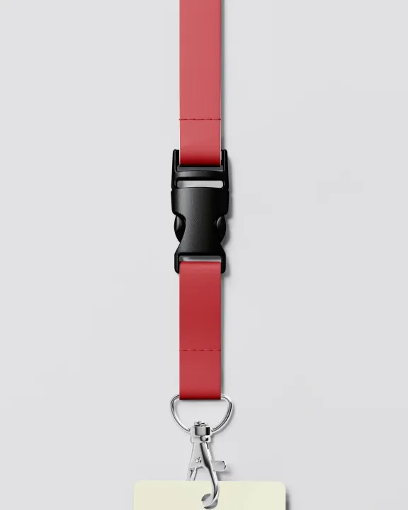 Lanyard, Red, front