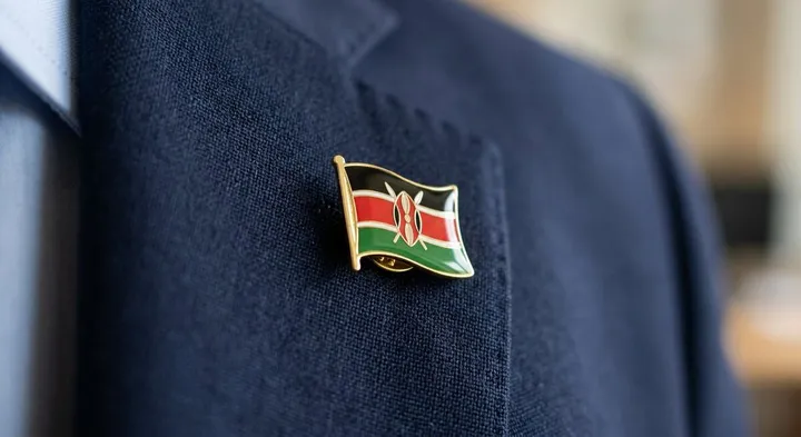 Kenya Flag Lapel Pin